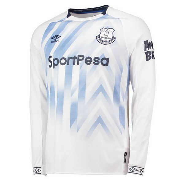 Camiseta Everton 3ª Ml 2018-2019 Blanco